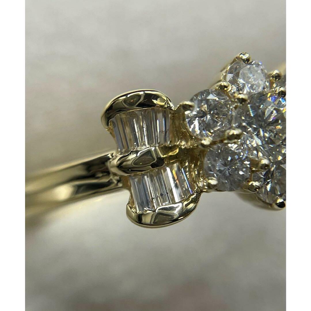 JA373★高級 ダイヤモンド0.7ct K18 リング ソ付 レディースのアクセサリー(リング(指輪))の商品写真