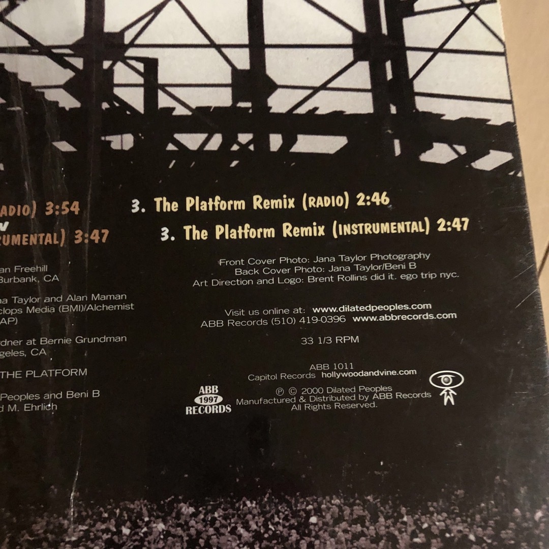 DILATED PEOPLES レコード　2枚セット エンタメ/ホビーのCD(ヒップホップ/ラップ)の商品写真