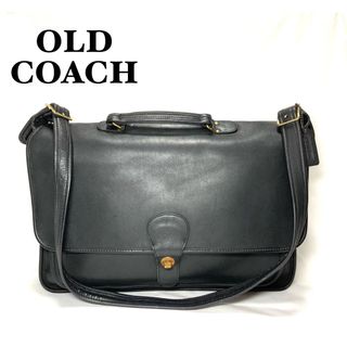 コーチ(COACH)の【美品】COACH オールドコーチ　ビジネスバッグ　ショルダーバッグ　USA製(ビジネスバッグ)