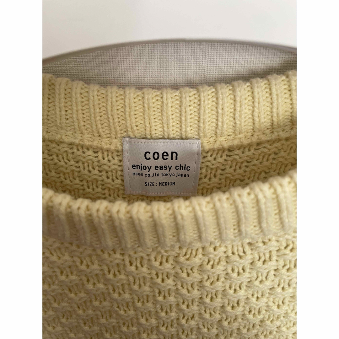 coen(コーエン)のcoen ポップコーン編みニット レディースのトップス(ニット/セーター)の商品写真