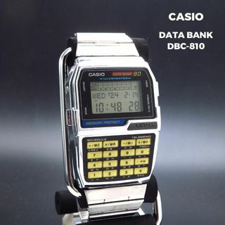 カシオ(CASIO)のCASIO DATA BANK DBC-810 電卓 ビンテージ(腕時計(デジタル))