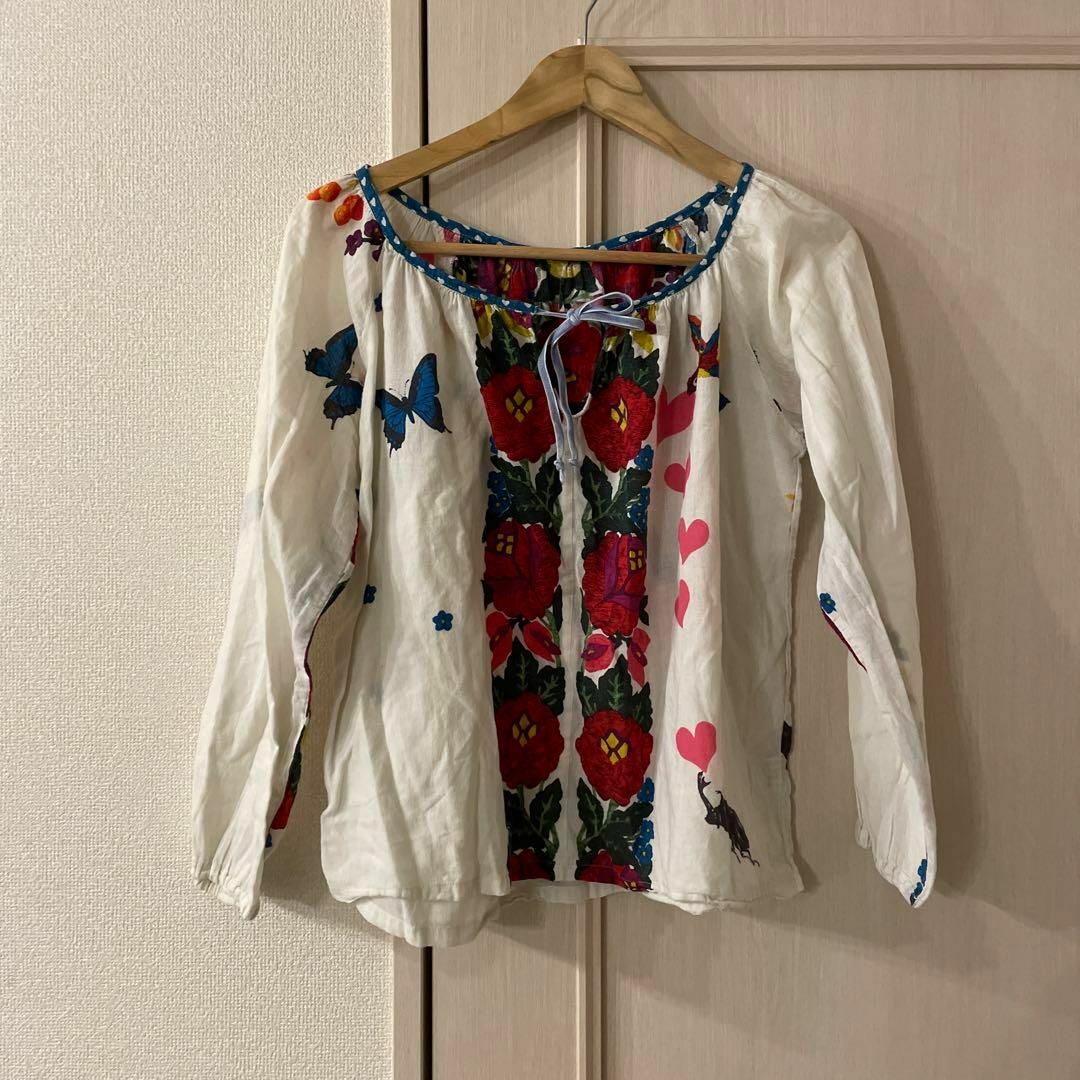 Bohemians(ボヘミアンズ)のD ボヘミアンズ BOHEMIANS 花柄 フラワー ブラウス シャツ トップス レディースのトップス(シャツ/ブラウス(長袖/七分))の商品写真