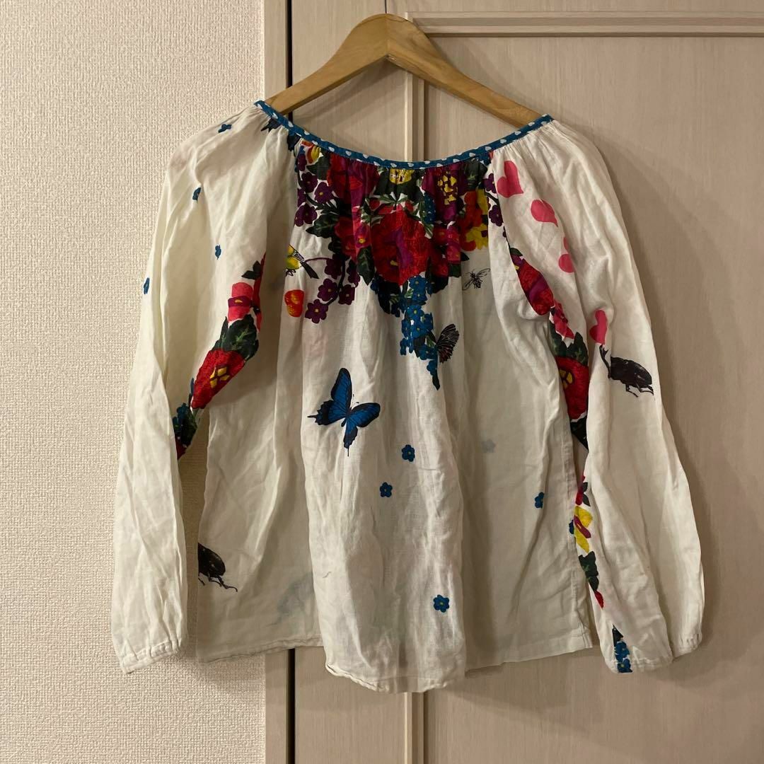 Bohemians(ボヘミアンズ)のD ボヘミアンズ BOHEMIANS 花柄 フラワー ブラウス シャツ トップス レディースのトップス(シャツ/ブラウス(長袖/七分))の商品写真