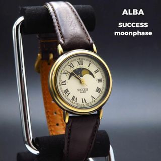 SEIKO - ALBA SUCCESS ムーンフェイズ 腕時計 ローマンの通販 by SEIKO - ALBA SUCCESS ムーンフェイズ 腕時計 ローマンの通販 by