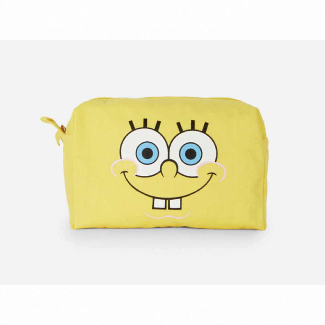 PRIMARK(プライマーク)のSponge Bobスポンジボブ・スクエアパンツ♡キャンバスコスメポーチ レディースのファッション小物(ポーチ)の商品写真