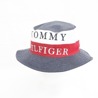 トミーヒルフィガー(TOMMY HILFIGER)のTOMMY HILFIGER ゴルフ 帽子 ハット リバーシブル 紺 白 赤 F(ウエア)