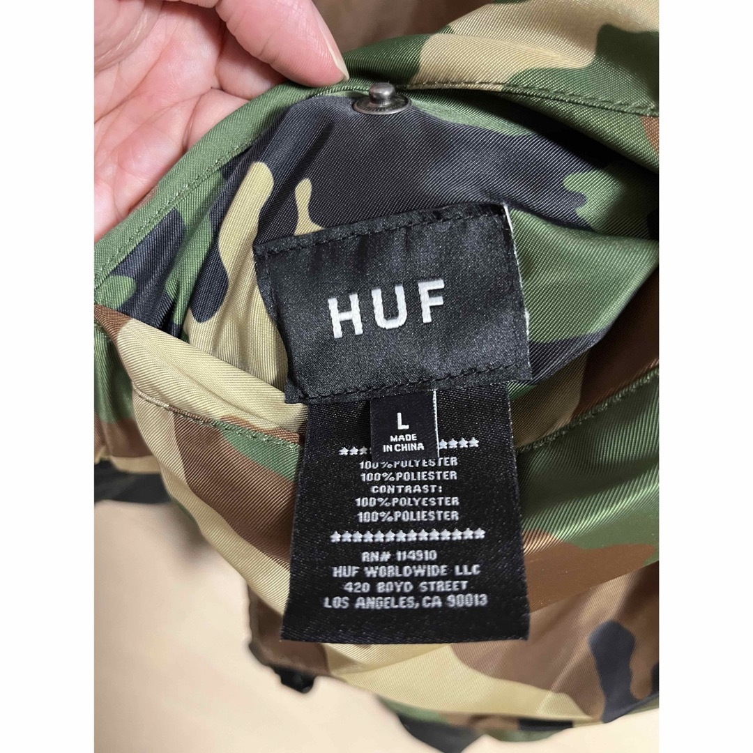 HUF(ハフ)のSTANDARD ISSUE MA-1 JACKET メンズのジャケット/アウター(ブルゾン)の商品写真
