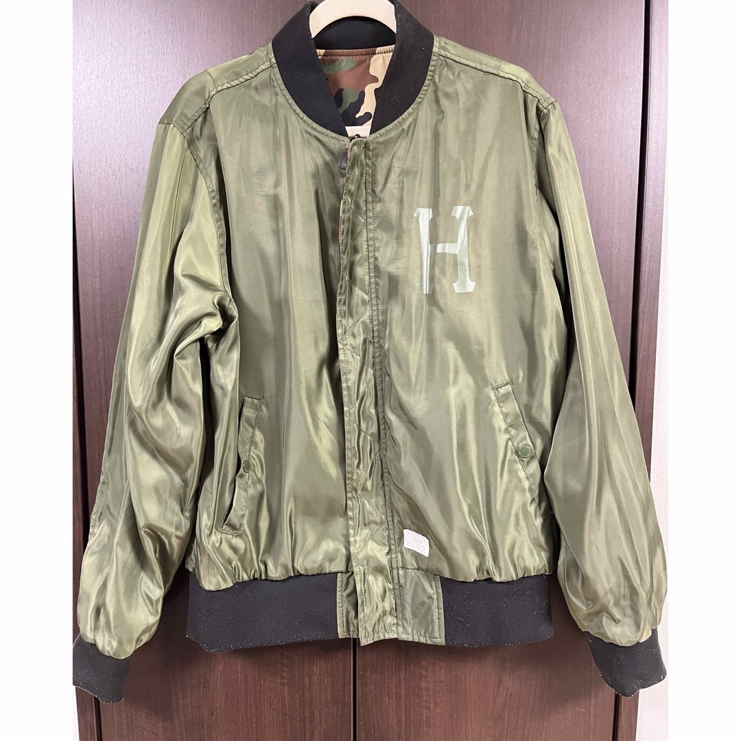 HUF(ハフ)のSTANDARD ISSUE MA-1 JACKET メンズのジャケット/アウター(ブルゾン)の商品写真