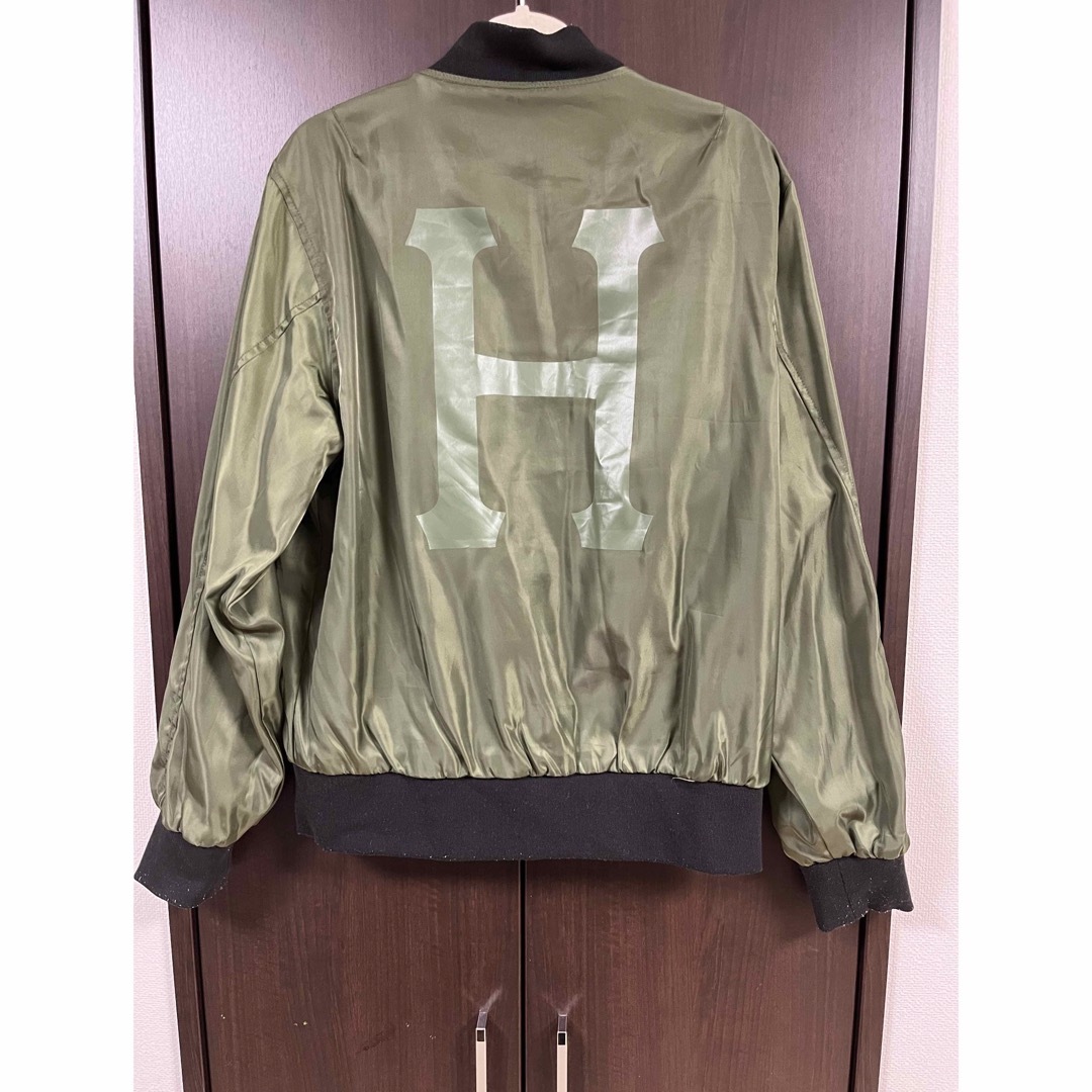 HUF(ハフ)のSTANDARD ISSUE MA-1 JACKET メンズのジャケット/アウター(ブルゾン)の商品写真