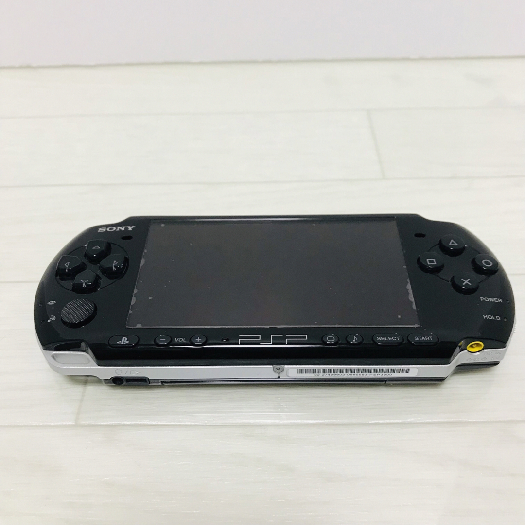 PlayStation Portable(プレイステーションポータブル)のPSP-3000 ピアノブラック PlayStation Portable エンタメ/ホビーのゲームソフト/ゲーム機本体(携帯用ゲーム機本体)の商品写真