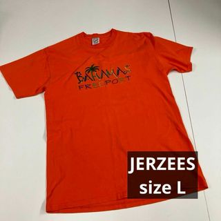 ジャージーズ(JERZEES)のJERZEES 90's オールド Tシャツ　オレンジ　Bahama お土産(Tシャツ/カットソー(半袖/袖なし))