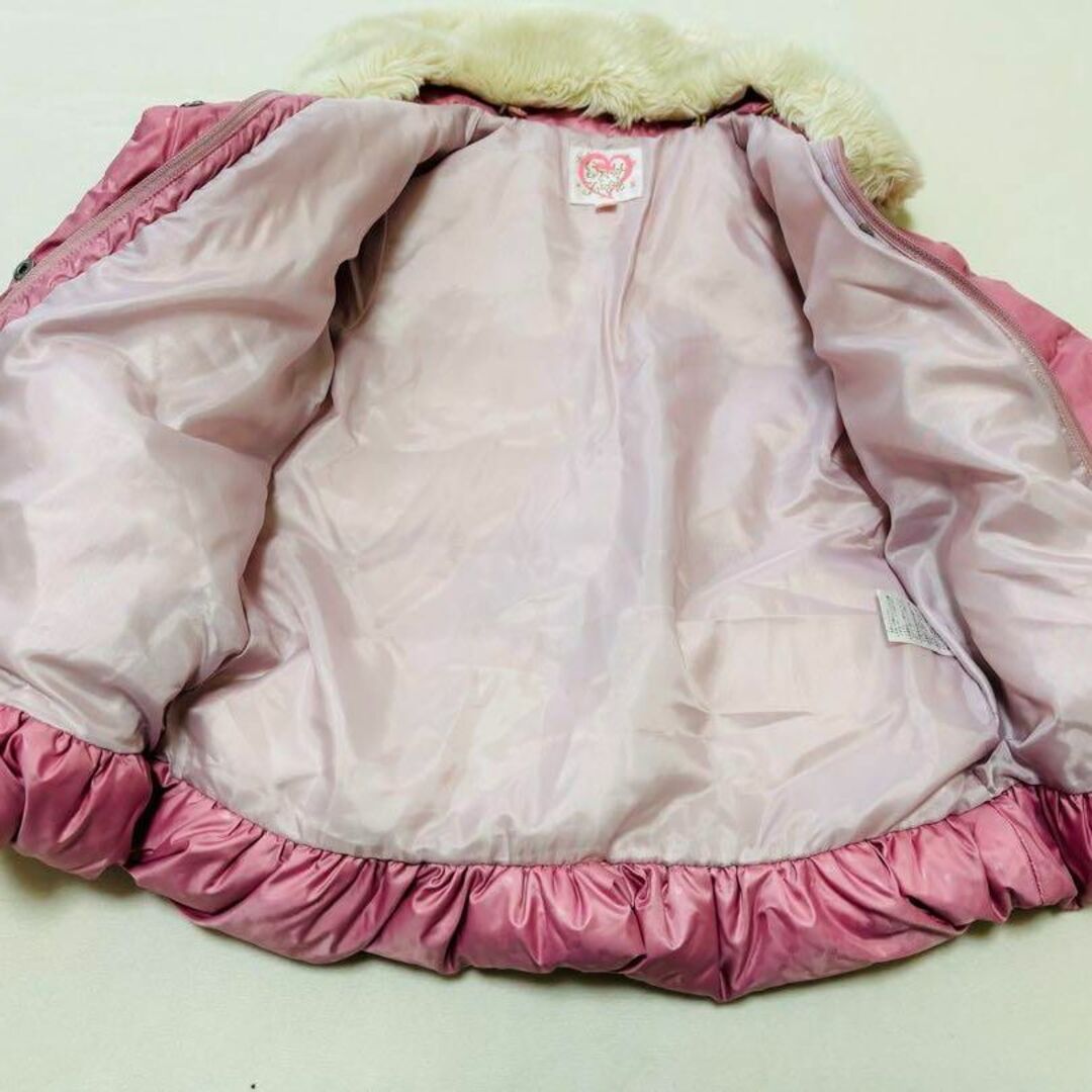 shirley temple ダウンコート　100cm〖N4544〗 キッズ/ベビー/マタニティのキッズ服女の子用(90cm~)(コート)の商品写真