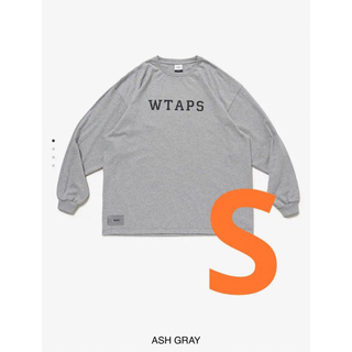 ダブルタップス(W)taps)のWTAPS COLLEGE LS COTTON ASH GRAY  Sサイズ(Tシャツ/カットソー(七分/長袖))
