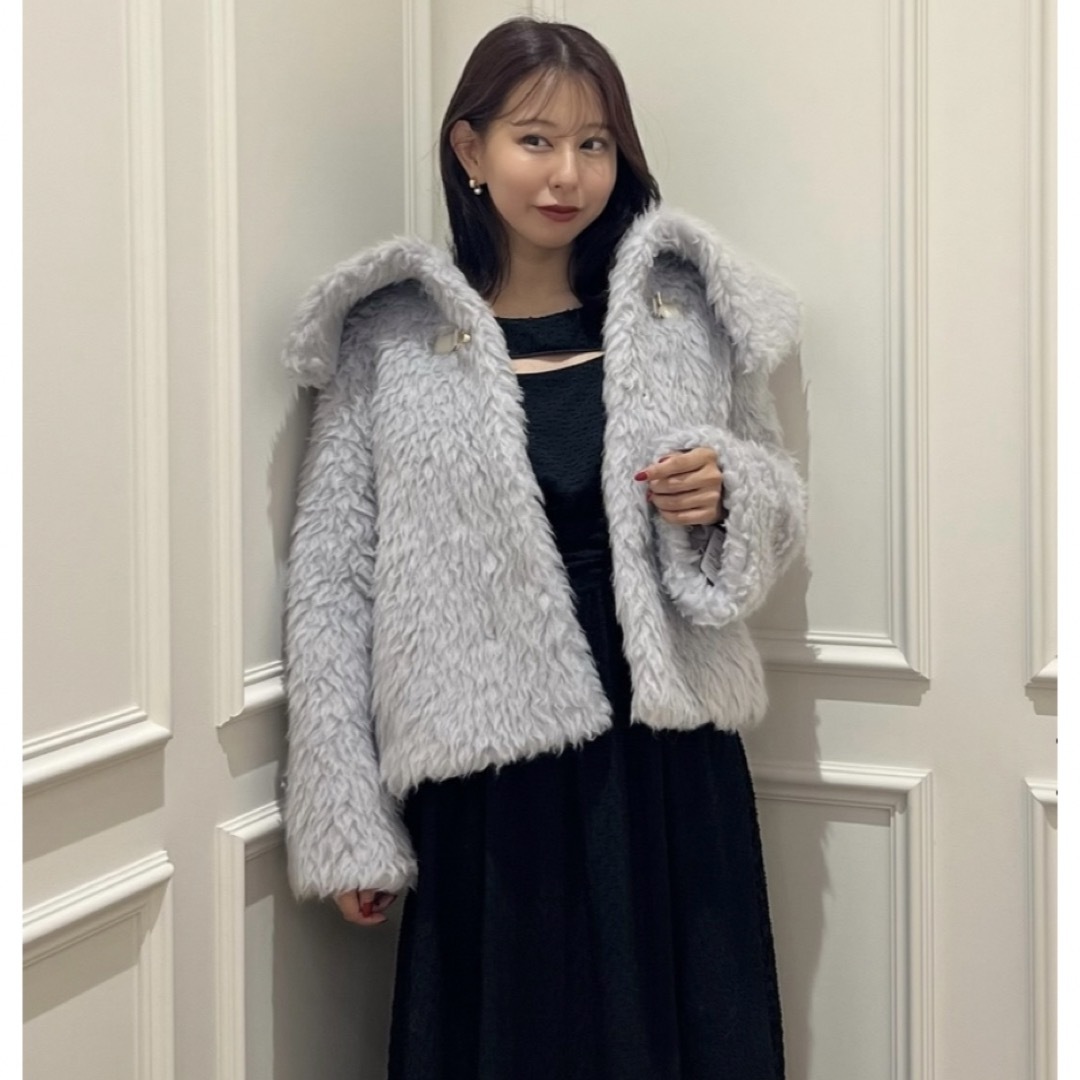 Her lip to(ハーリップトゥ)のBruxelles Wool-Blend Coat レディースのジャケット/アウター(毛皮/ファーコート)の商品写真