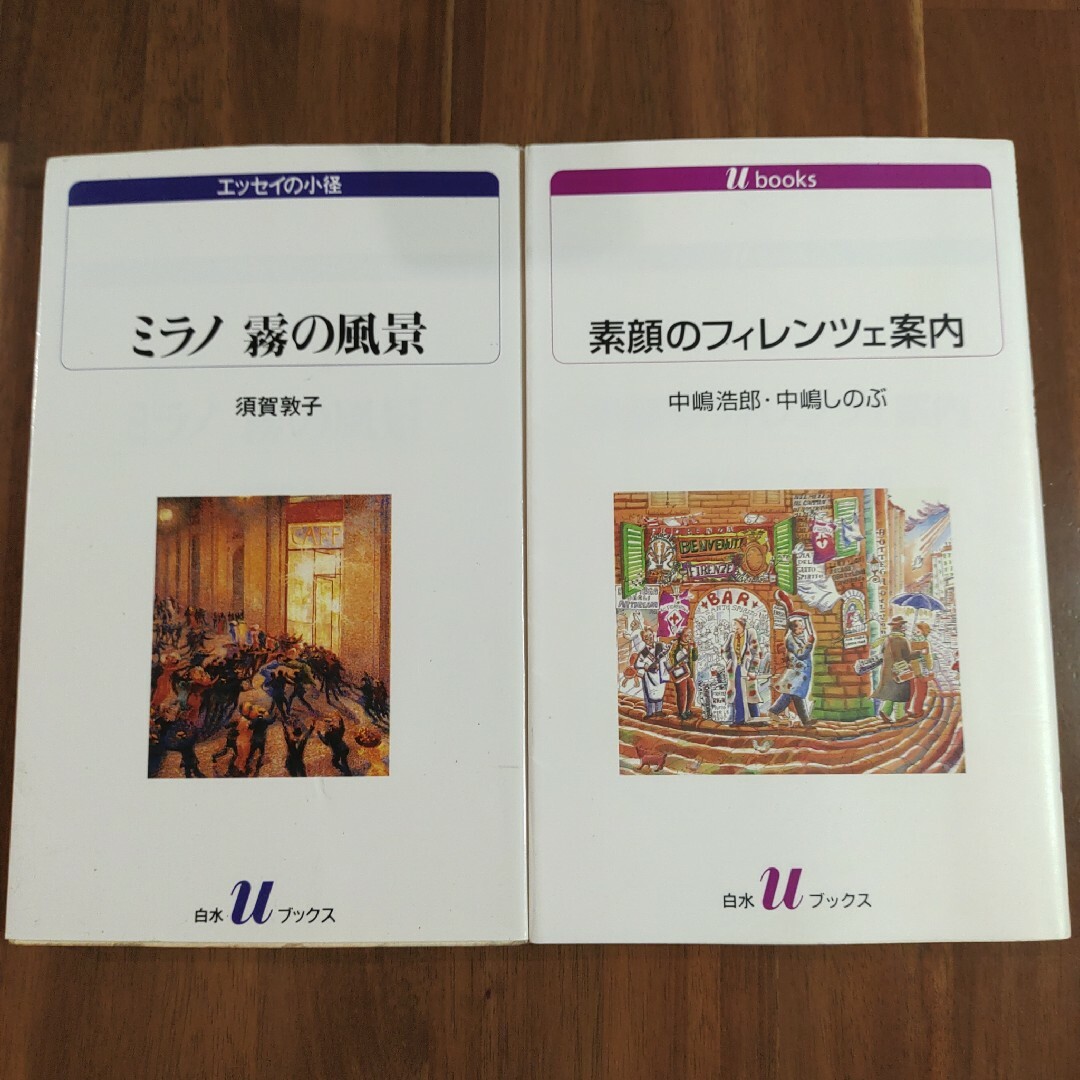 素顔のフィレンツェ案内　ミラノ霧の風景　2冊「ミラノ霧の風景」白水社　白水u エンタメ/ホビーの本(文学/小説)の商品写真