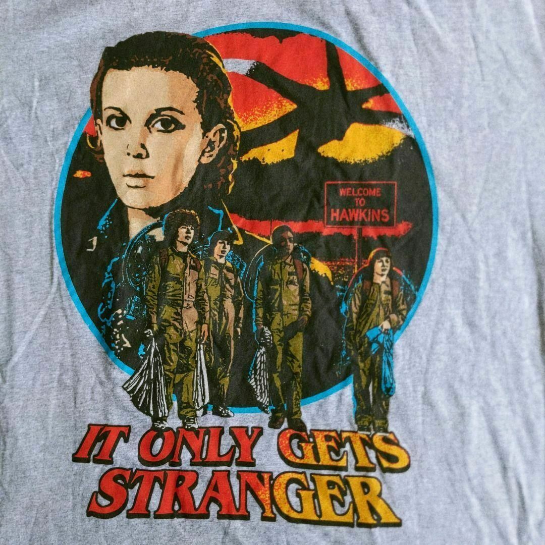 ⭐新品・タグ付き⭐NETFLIX ストレンジャーシングス　XL　グレー　半袖 メンズのトップス(Tシャツ/カットソー(半袖/袖なし))の商品写真