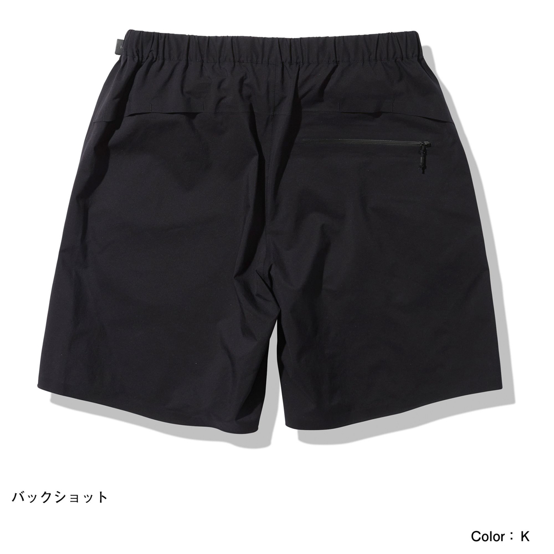 THE NORTH FACE(ザノースフェイス)のTHE NORTH FACE ノースフェイス 防水ショートパンツ黒 レディースM レディースのパンツ(ショートパンツ)の商品写真