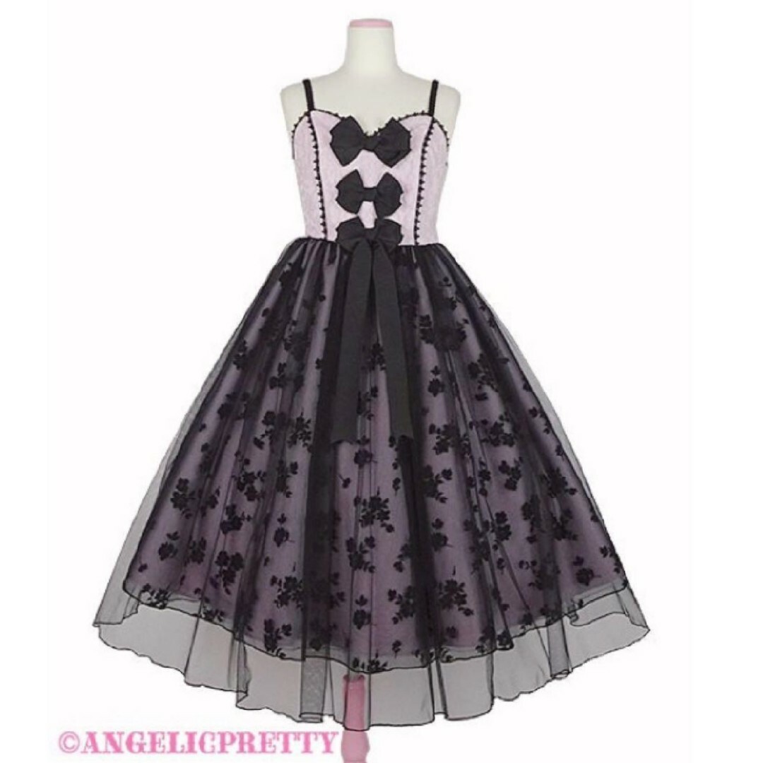 Angelic Pretty(アンジェリックプリティー)のDressyTulle JSK レディースのワンピース(ひざ丈ワンピース)の商品写真