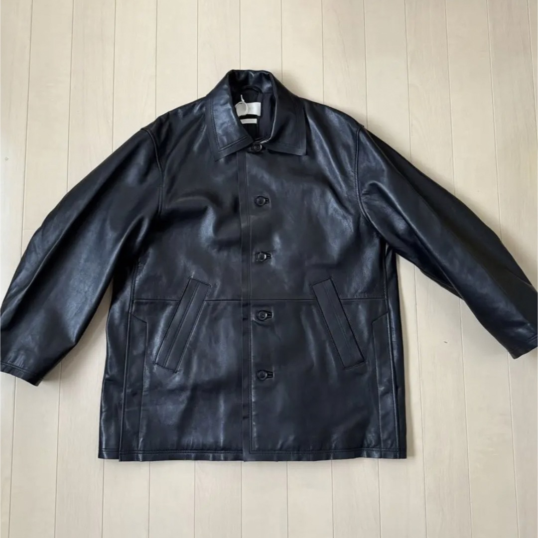 YOKE(ヨーク)のYOKE  CUT-OFF LEATHER CAR COAT  メンズのジャケット/アウター(ライダースジャケット)の商品写真