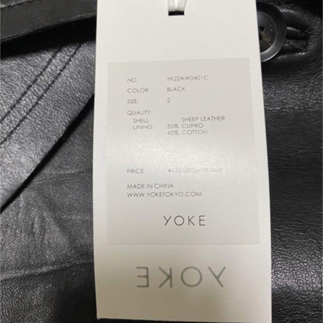 YOKE(ヨーク)のYOKE  CUT-OFF LEATHER CAR COAT  メンズのジャケット/アウター(ライダースジャケット)の商品写真