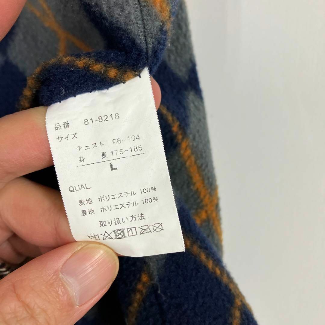 Troy Bros ナイロンベスト アーガイルボア 古着 L