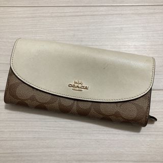 コーチ(COACH)のCOACH コーチ レディース 長財布 革財布 二つ折り財布 シグネチャー(財布)