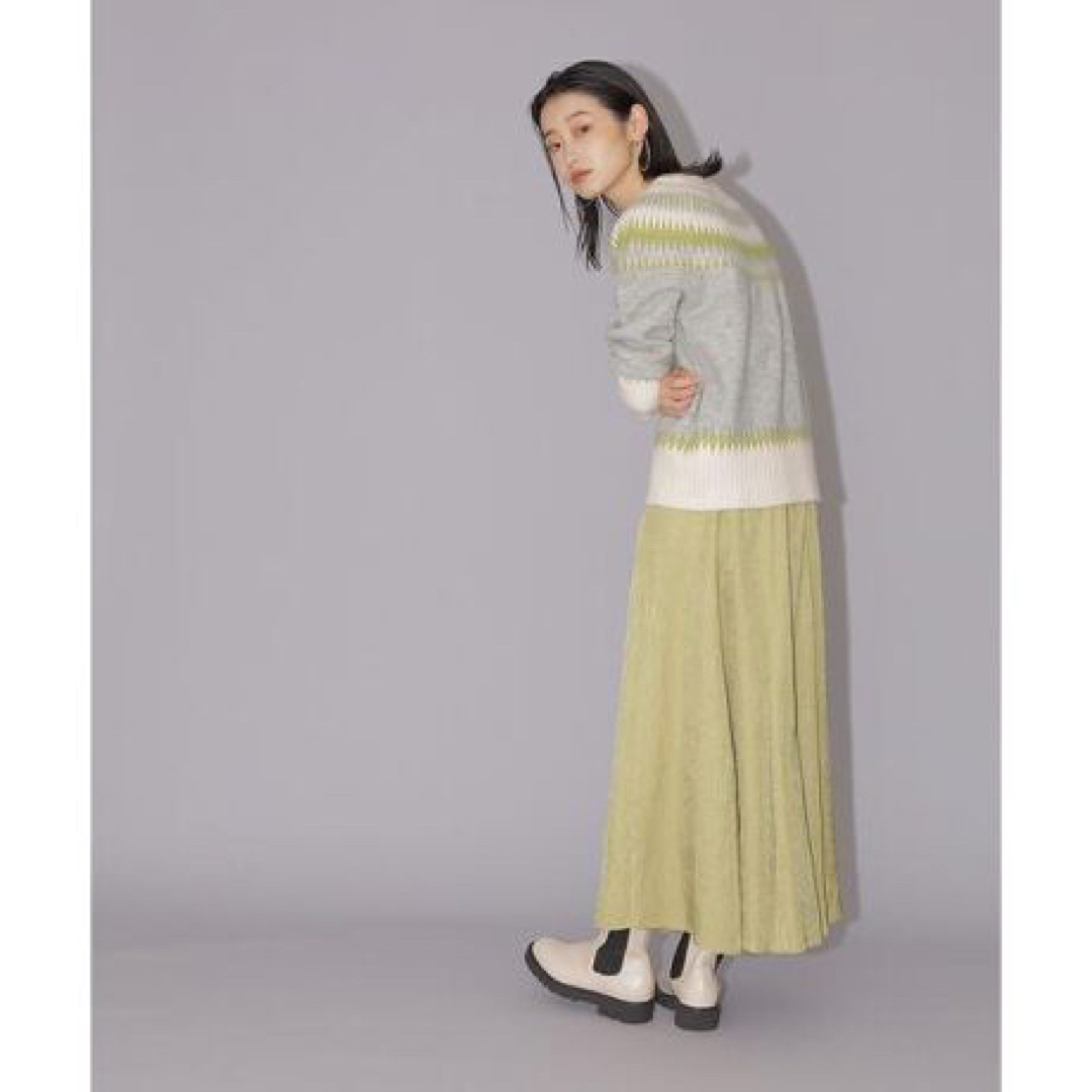 NATURAL BEAUTY BASIC(ナチュラルビューティーベーシック)の【NATURAL BEAUTY BASIC】M 美品 一度着用 ロングスカート レディースのスカート(ロングスカート)の商品写真