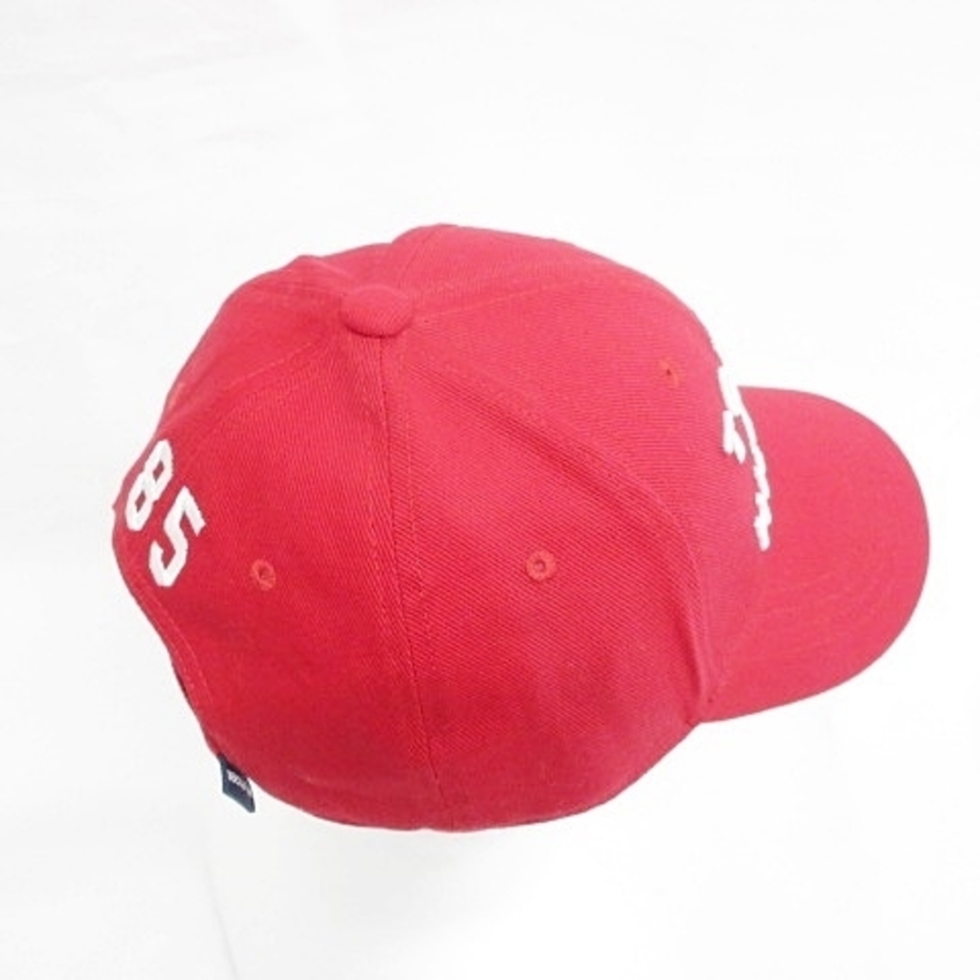 TOMMY HILFIGER(トミーヒルフィガー)のTOMMY HILFIGER ゴルフ 帽子 キャップ ロゴ 刺繍 赤 レッド F スポーツ/アウトドアのゴルフ(ウエア)の商品写真