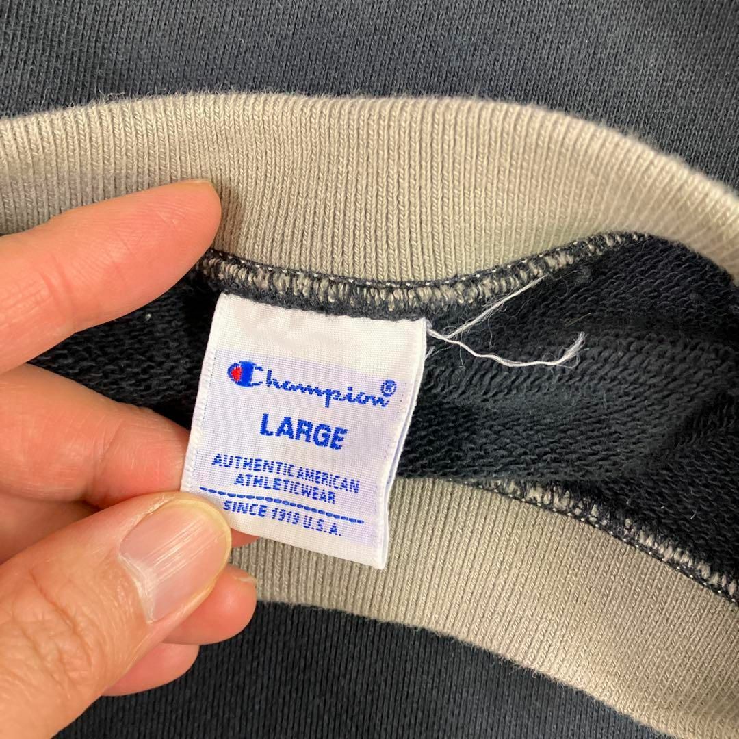 Champion(チャンピオン)のchampion チャンピオン　クルー　スウェット　リブライン　L メンズのトップス(スウェット)の商品写真