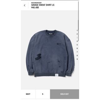 ネイバーフッド(NEIGHBORHOOD)のNeighborhood SAVAGE SWEAT SHIRT LS(スウェット)