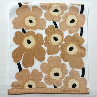 マリメッコ(marimekko)のマリメッコ ウニッコ フェイスタオル marimekko unikko ベージュ(タオル/バス用品)