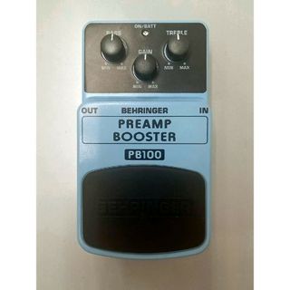 ベリンガー(behringer)の【中古動作品】BEHRINGER PREAMP BOOSTER「PB100」(エフェクター)