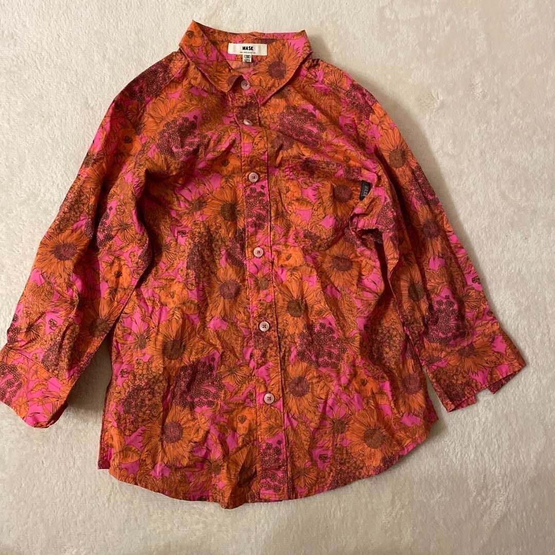 20 子供服 BeBe べべ WASK LIBERTY リバティ 花柄 シャツ キッズ/ベビー/マタニティのキッズ服女の子用(90cm~)(その他)の商品写真