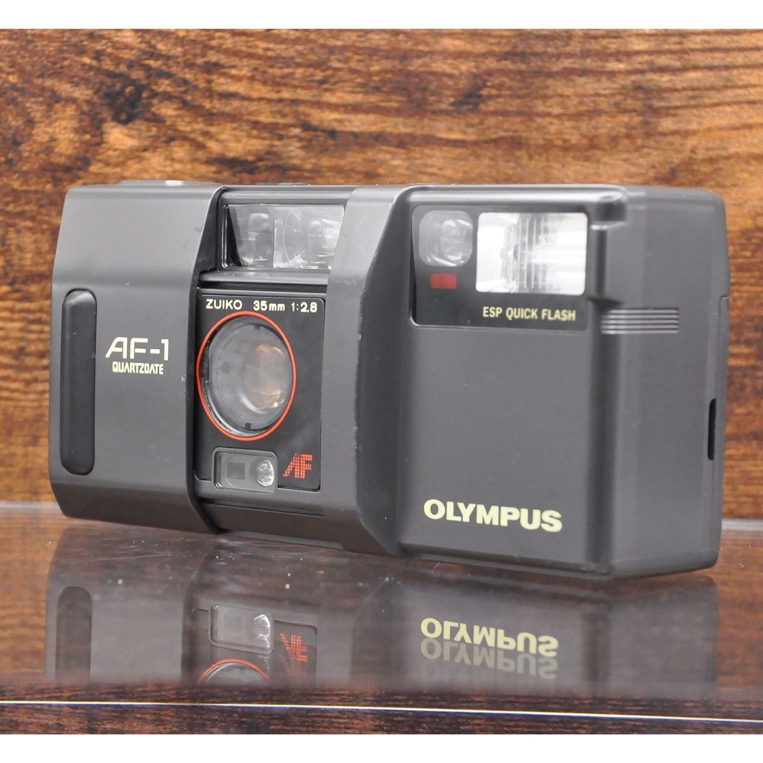 OLYMPUS(オリンパス)のフィルムカメラ　OLYMPUS AF-1 ぬれピカ　動作品 スマホ/家電/カメラのカメラ(フィルムカメラ)の商品写真