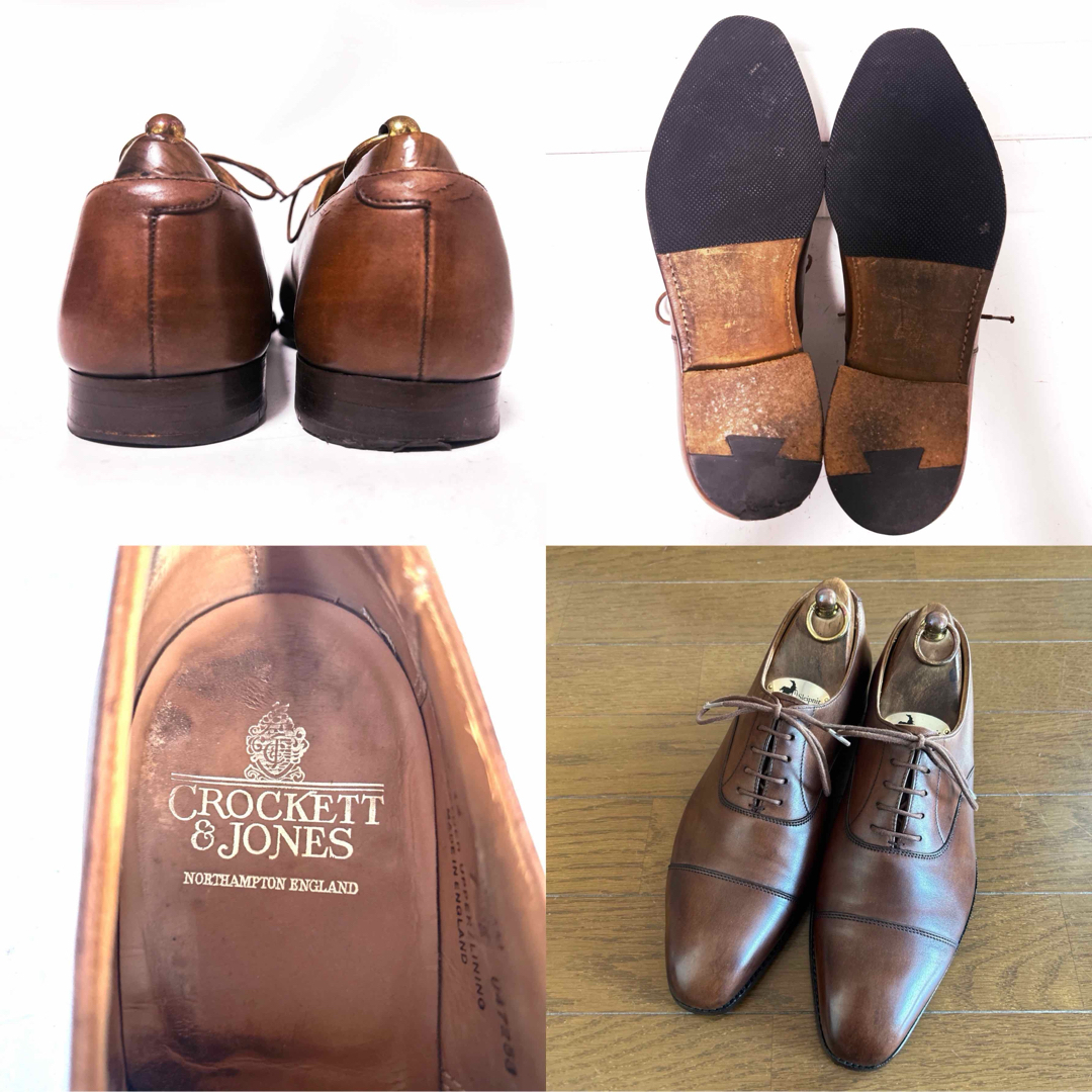 Crockett&Jones(クロケットアンドジョーンズ)の270.CROCKETT&JONES HALLAM ストレートチップ 7E メンズの靴/シューズ(ドレス/ビジネス)の商品写真