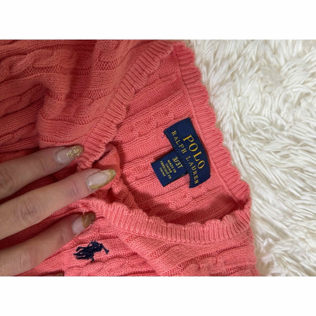 POLO RALPH LAUREN(ポロラルフローレン)のポロラルフローレン　カーディガン キッズ/ベビー/マタニティのキッズ服女の子用(90cm~)(カーディガン)の商品写真