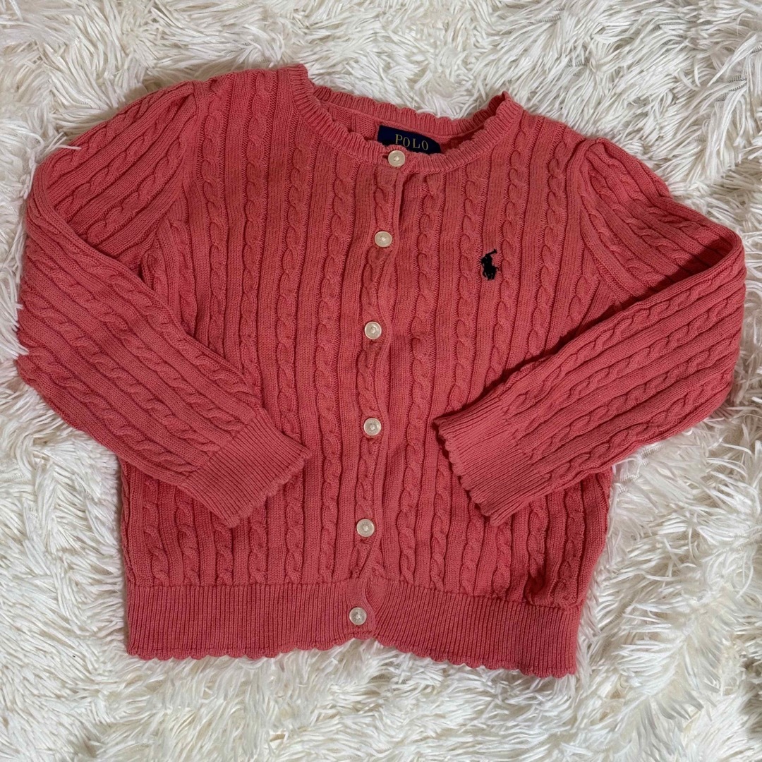 POLO RALPH LAUREN(ポロラルフローレン)のポロラルフローレン　カーディガン キッズ/ベビー/マタニティのキッズ服女の子用(90cm~)(カーディガン)の商品写真