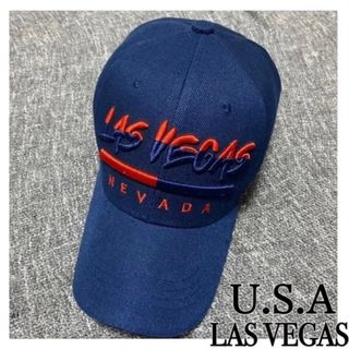 【US購入品】ラスベガスLas Vegas ロゴ刺繍キャップ(キャップ)