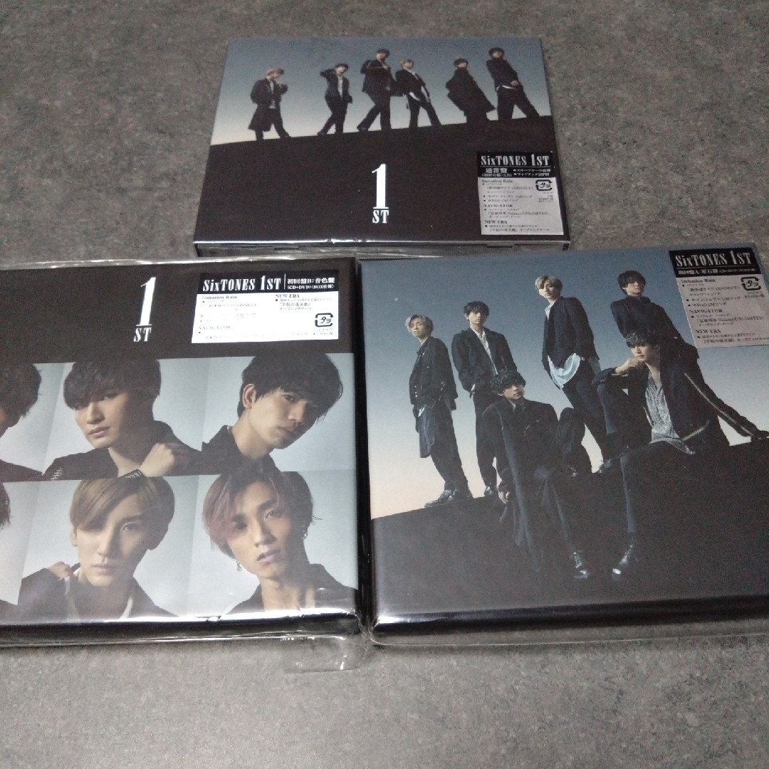SixTONES 1ST 3形態セット - 邦楽 SixTONES 1ST 3形態セット - 邦楽