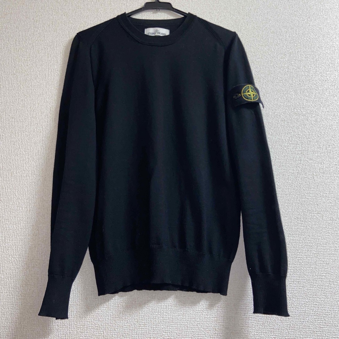 stone island ストーンアイランド　ニット　セーター　黒　ブラック