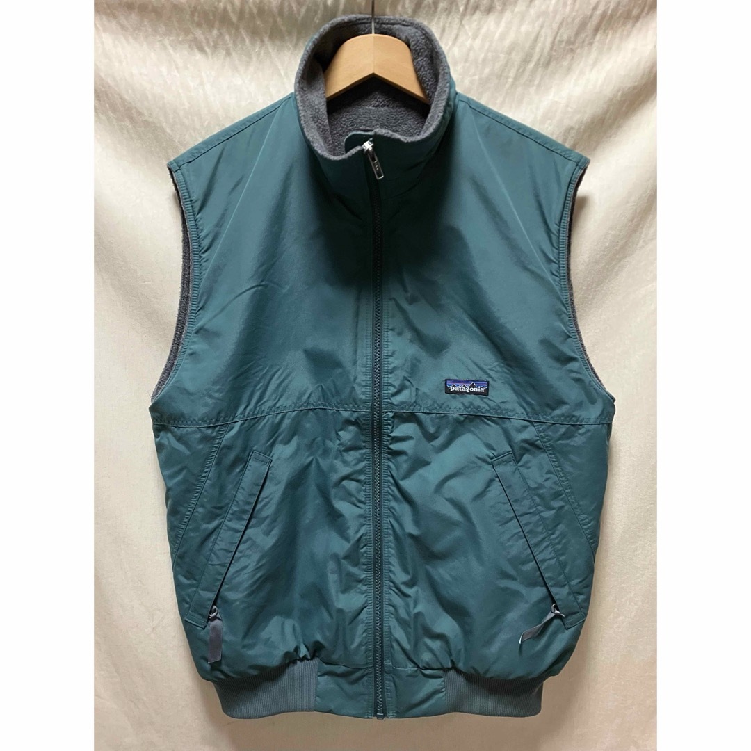 美品 patagonia シェルドシンチラベスト M フリース ナイロン肩幅48