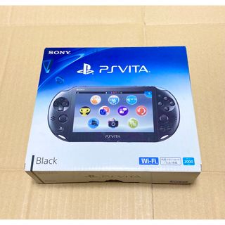 プレイステーションヴィータ(PlayStation Vita)の【新品未使用品】PS Vita PCH-2000ZA11 ブラック SONY(携帯用ゲーム機本体)