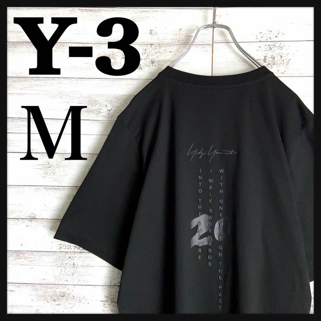 Y-3(ワイスリー)の8770【即完売モデル】Y-3☆両面プリント半袖tシャツ　入手困難　美品 メンズのトップス(Tシャツ/カットソー(半袖/袖なし))の商品写真
