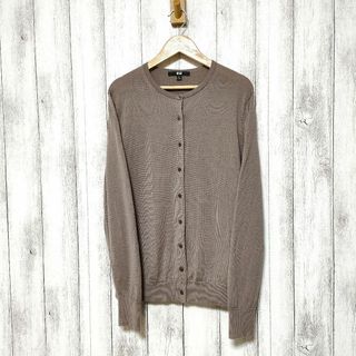 ユニクロ(UNIQLO)のユニクロ (XL)　エクストラファインメリノカーディガン(カーディガン)