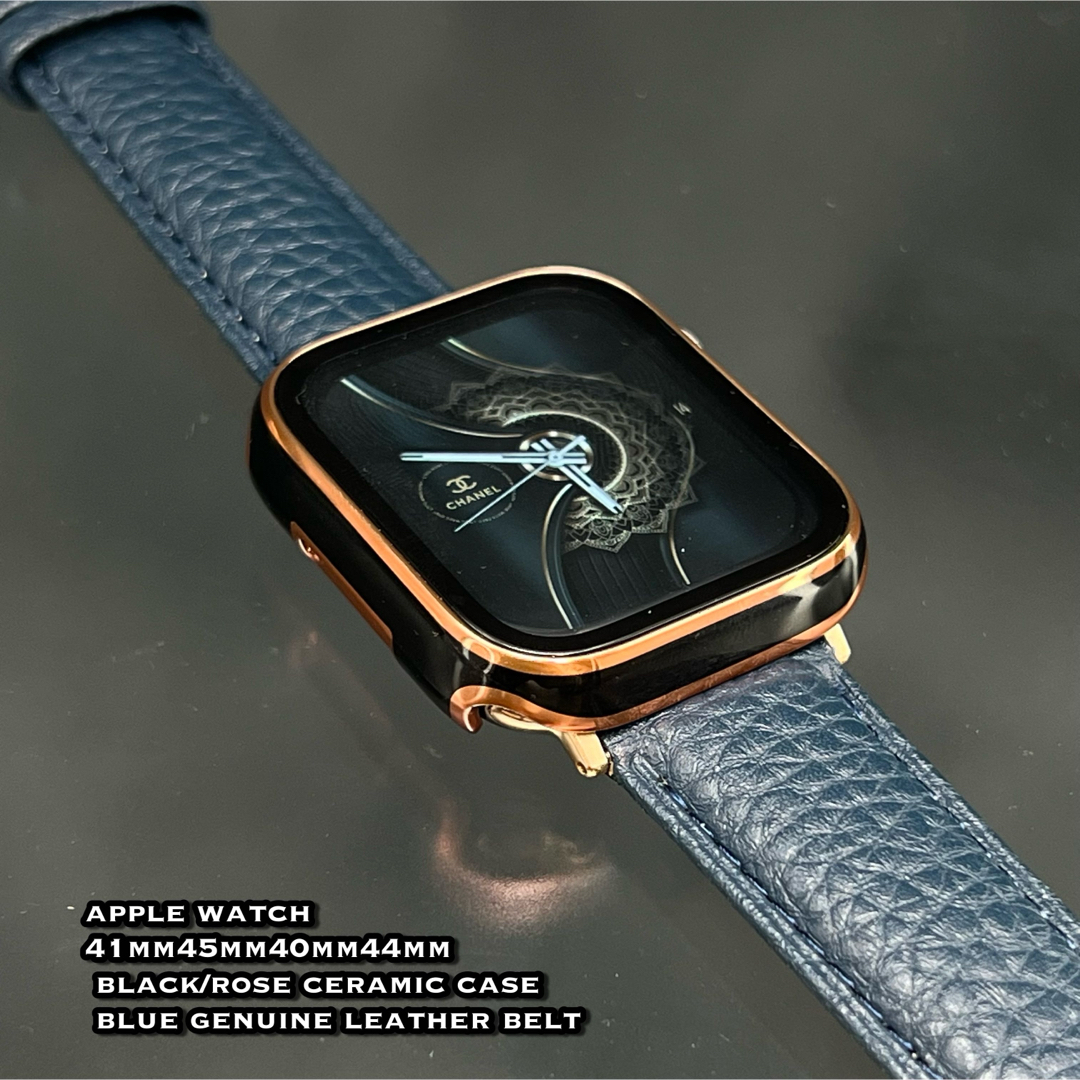 Apple Watch - アップルウォッチ セラミックケース本革レザー Apple Watch - アップルウォッチ セラミックケース本革レザー