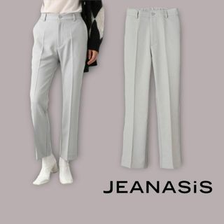 ジーナシス(JEANASIS)のJEANASIS　サスティナブルウールライクカラーフレアパンツ(その他)