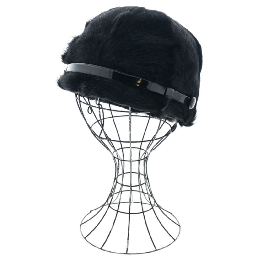 Muhlbauer(ミュールバウアー)のMuhlbauer ミュールバウアー 帽子（その他） - 黒 【古着】【中古】 レディースの帽子(その他)の商品写真