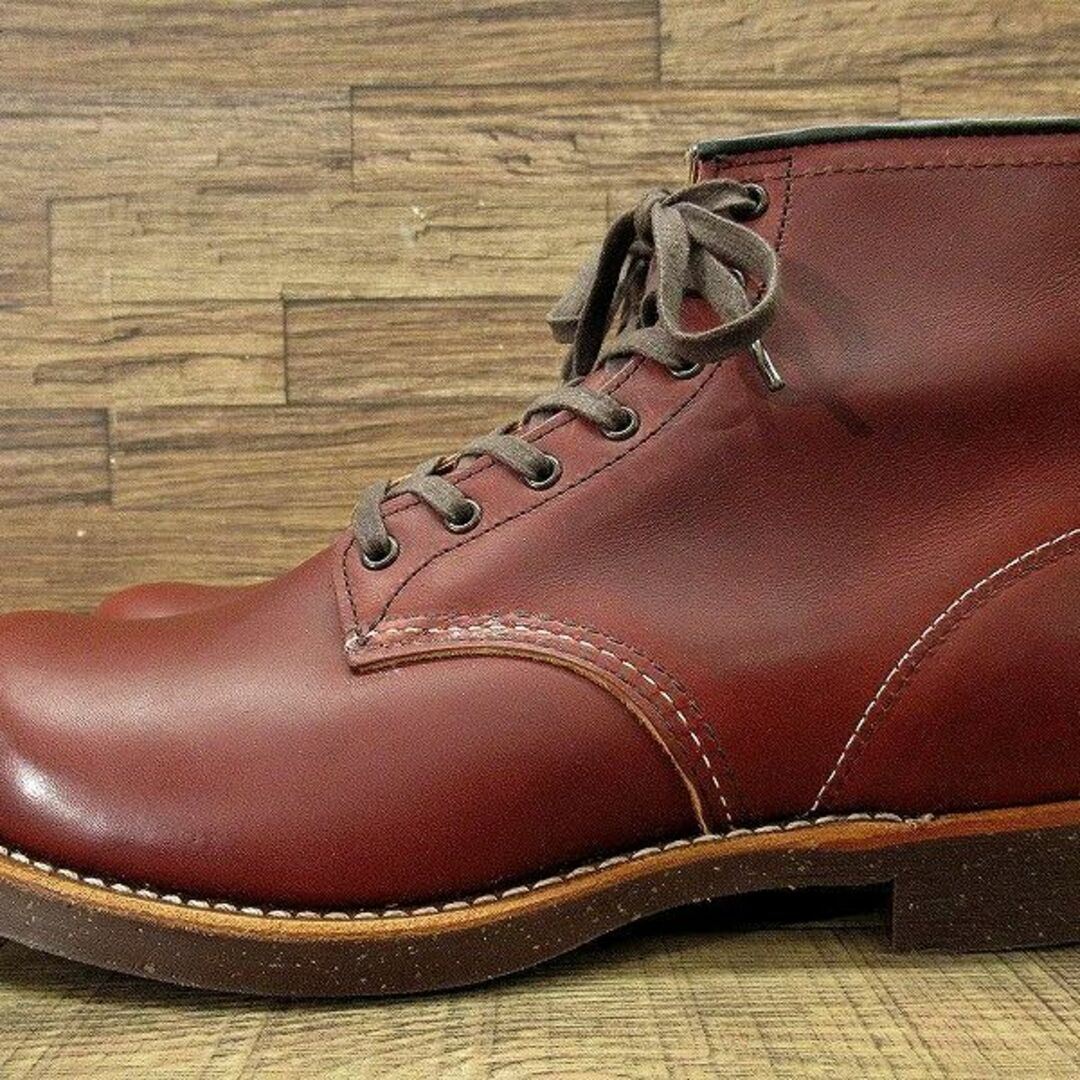 REDWING(レッドウィング)の未使用 デッド 廃盤 レッドウィング ブラックスミス ブーツ 赤茶 27.0 ② メンズの靴/シューズ(ブーツ)の商品写真