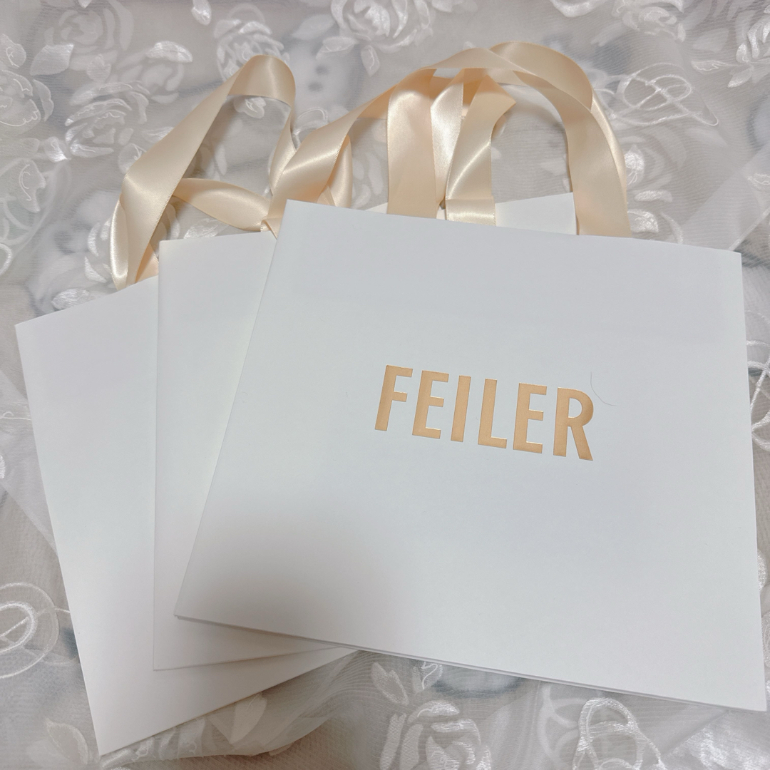 FEILER(フェイラー)のFEILER 旗艦店(大阪高島屋) ショッパー ショップ袋 ３枚 レディースのバッグ(ショップ袋)の商品写真