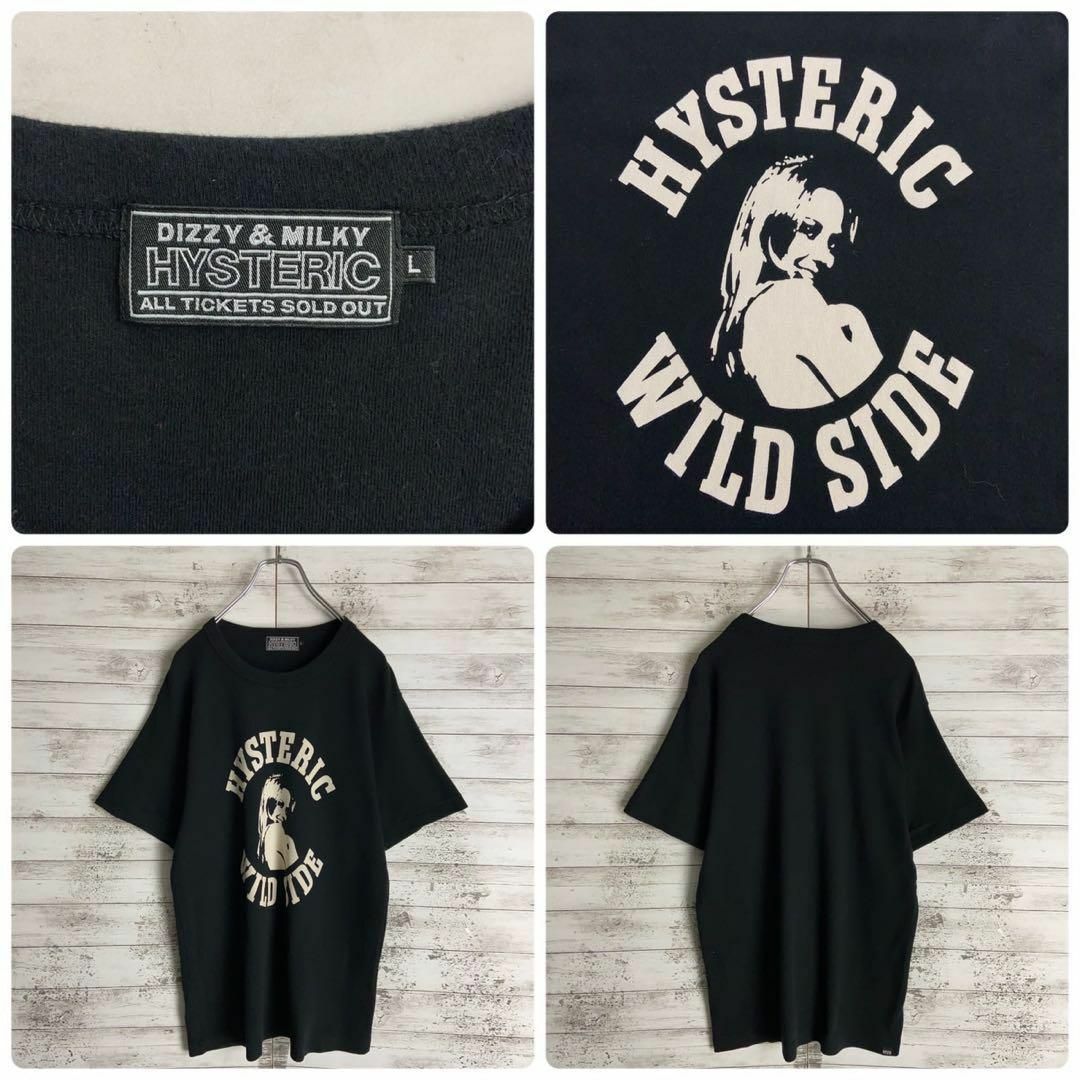 HYSTERIC GLAMOUR(ヒステリックグラマー)の8781【希少Lサイズ】ヒステリックグラマー☆ヒスガール希少デザインtシャツ美品 メンズのトップス(Tシャツ/カットソー(半袖/袖なし))の商品写真